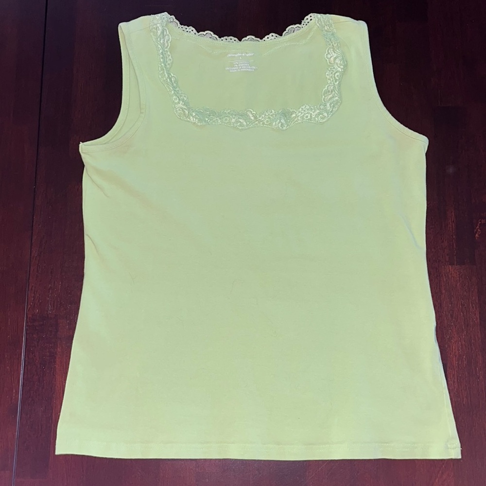 Lime green tank